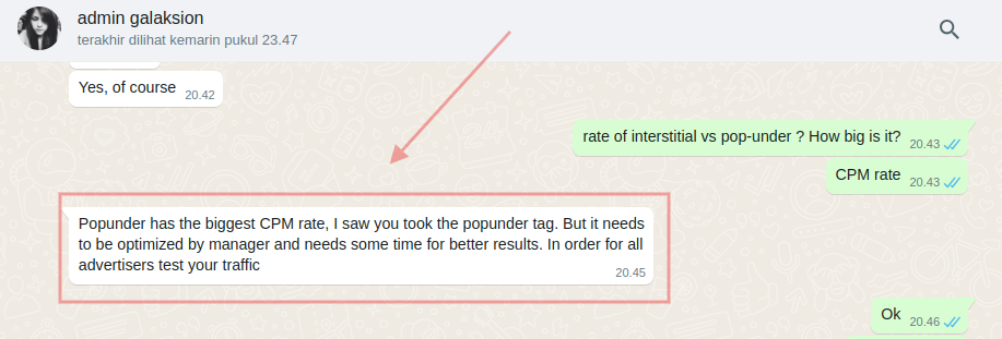 Iklan CPM POP-Under vs Interstitial, Bagus Mana?  