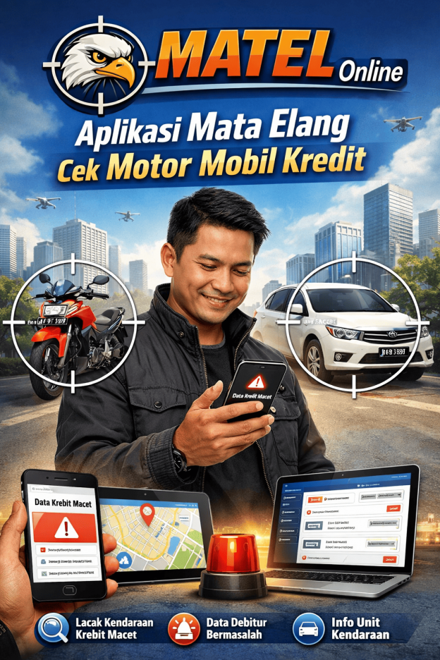 MATEL Online: Aplikasi Mata Elang Cek Motor Mobil Kredit