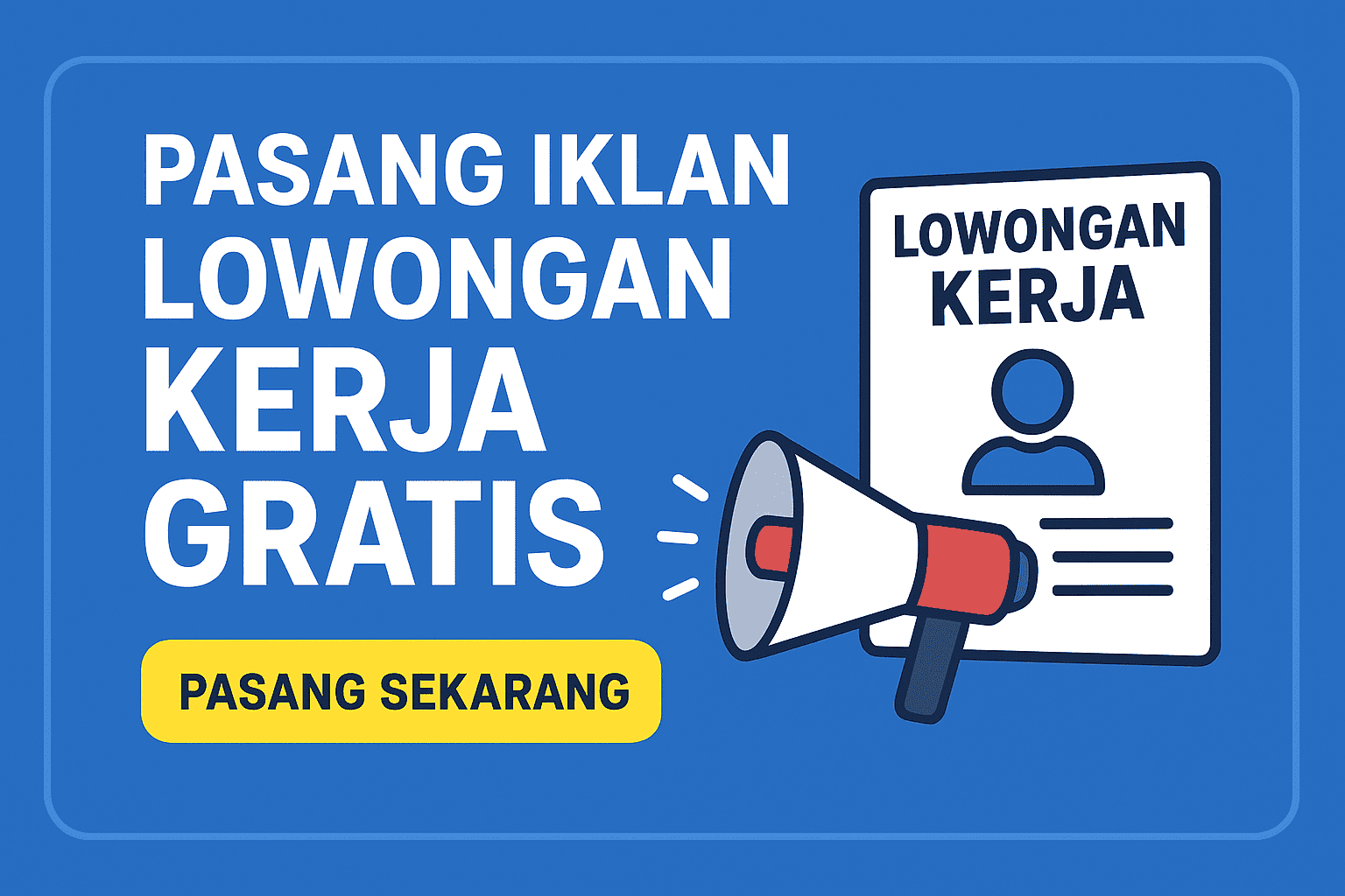 pasang iklan lowongan gratis