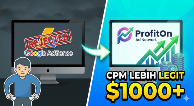 Solusi Gagal Google AdSense: ProfitOn Ad CPM Lebih Legit UP 00
