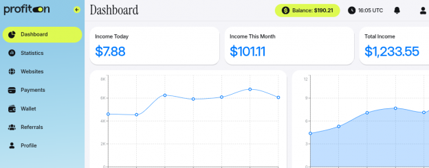 Cara Menghasilkan Uang ($ Dolar) dari ProfitON Ad Network CPM Publisher