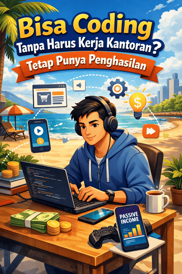 Bisa Coding Tanpa Harus Kerja Kantoran? Tetap Punya Penghasilan