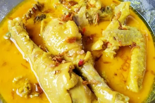 Resep Opor Ayam Kampung Kuning — Empuk, Gurih, dan Enak