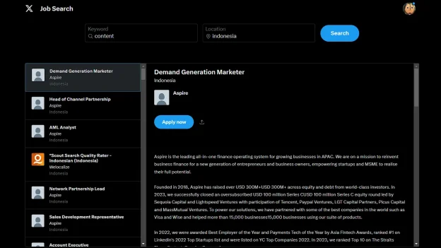 Cari Lowongan Kerja di X (Twitter) dengan Aman dan Bebas Penipuan