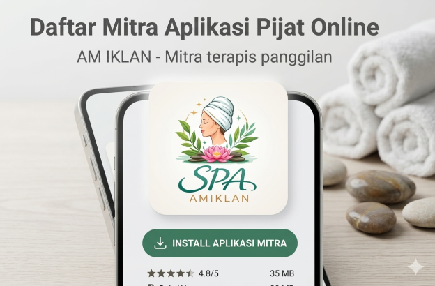 Daftar Mitra Massage Online (Aplikasi Terapis Freelance)
